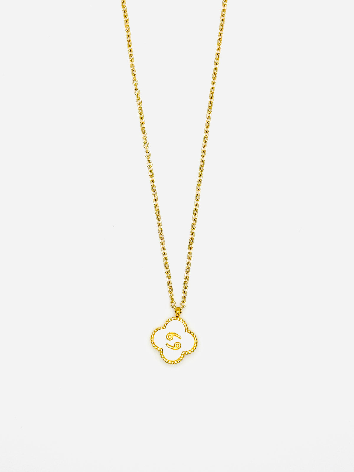 Zodiac Pendant Necklace Cancer