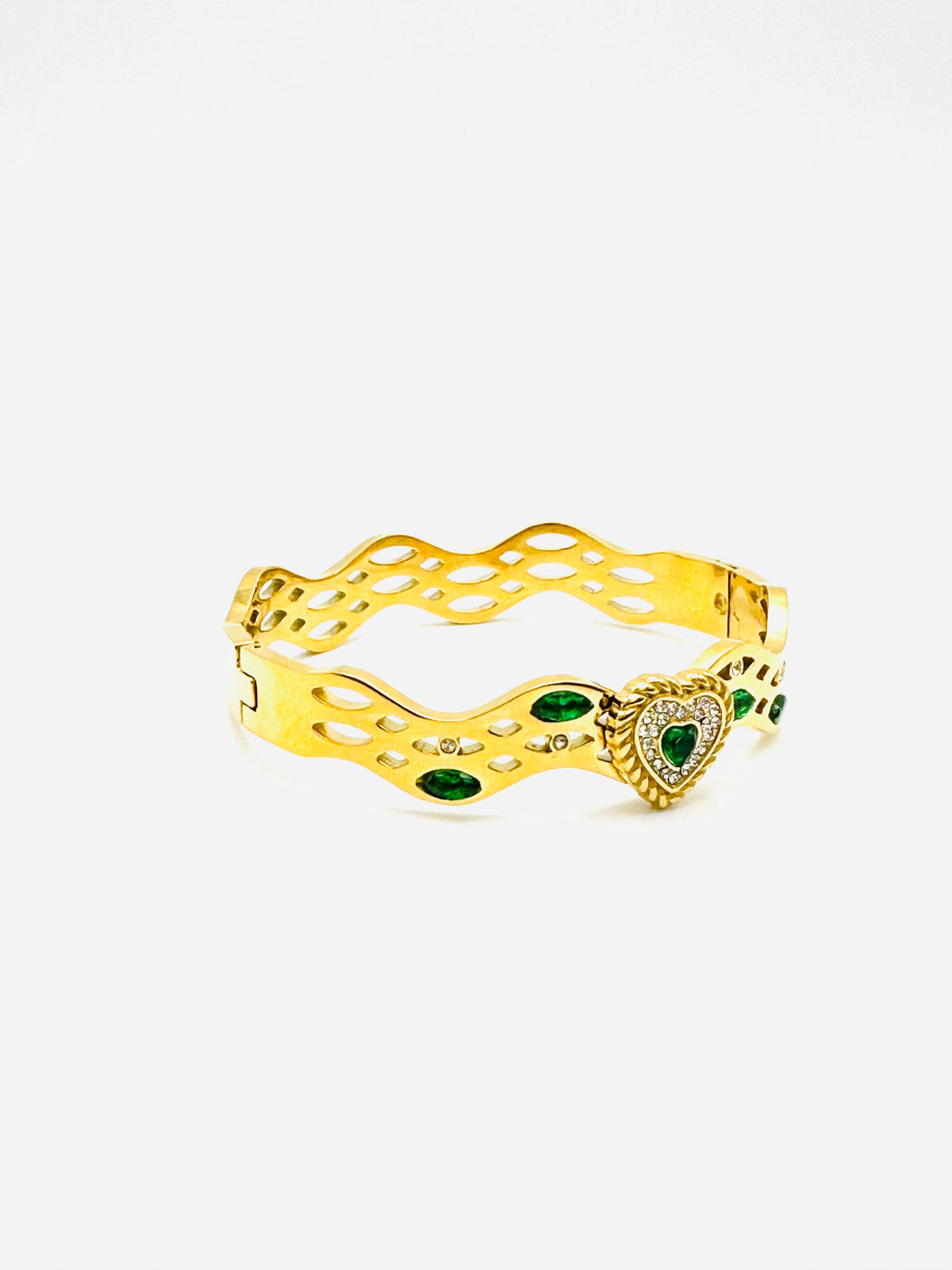 Love Eternel Emerald Bangle Bracelet