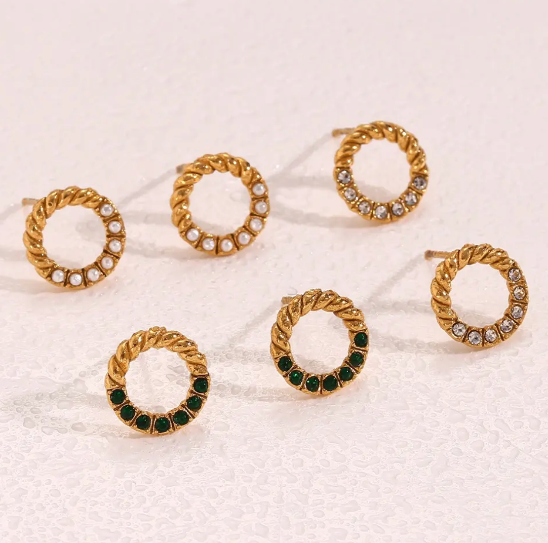 Vintage Twisted Stud Earring