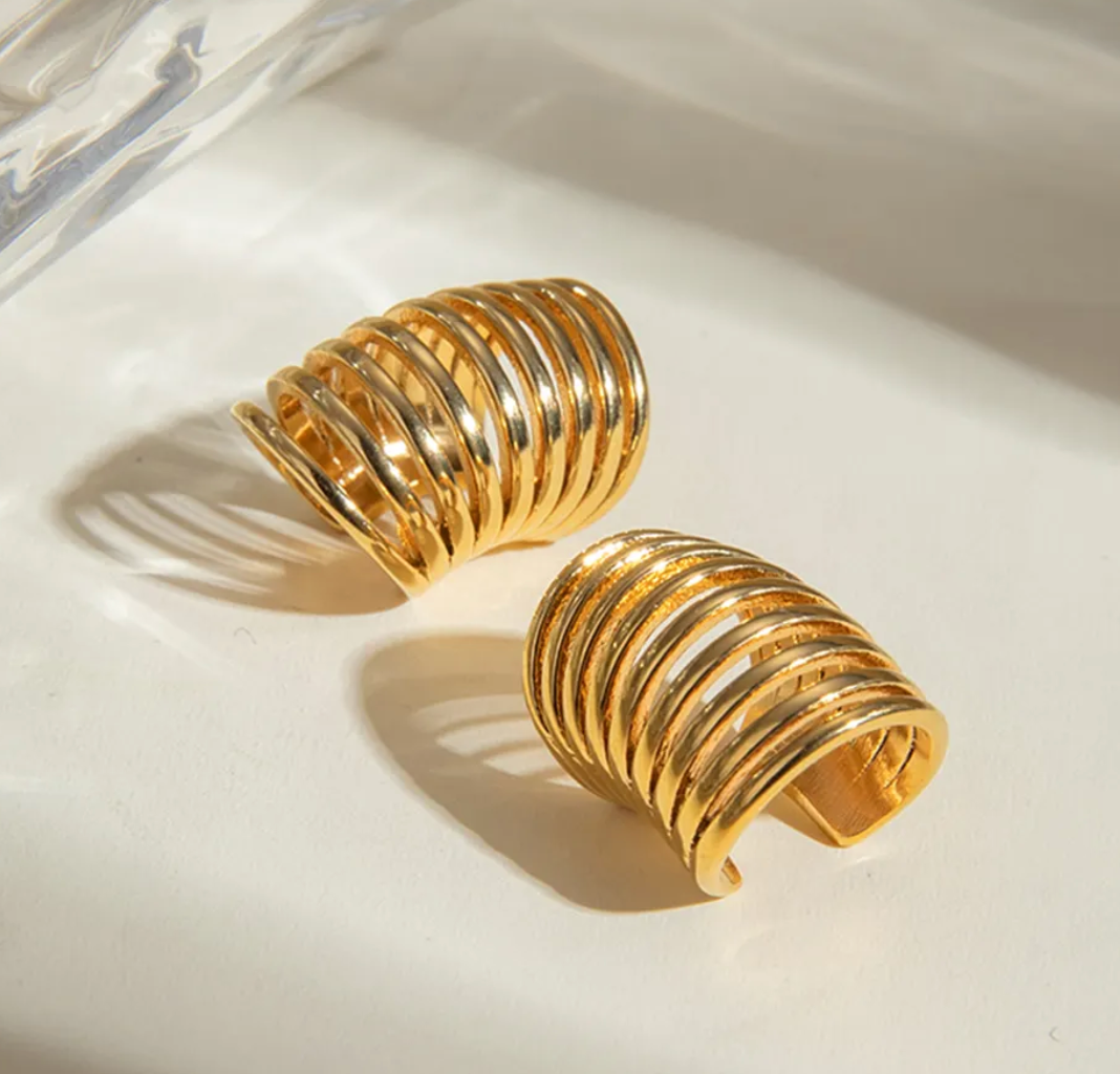18k Gold Plated Ear Cuff Earring